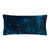 Fig Linens - Brush Stroke Cobalt Black Velvet Boudoir Pillows Kevin O'Brien Studio