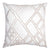 Latte Net Velvet Appliqué Pillow by Kevin O'Brien Studio | Fig Linens