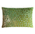 Fig Linens - Triangles Velvet Grass Boudoir Pillows by Kevin O’Brien Studio