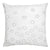 Fig Linens - Kevin O'Brien Studio Ovals White & Grey Velvet Appliqué Pillows 