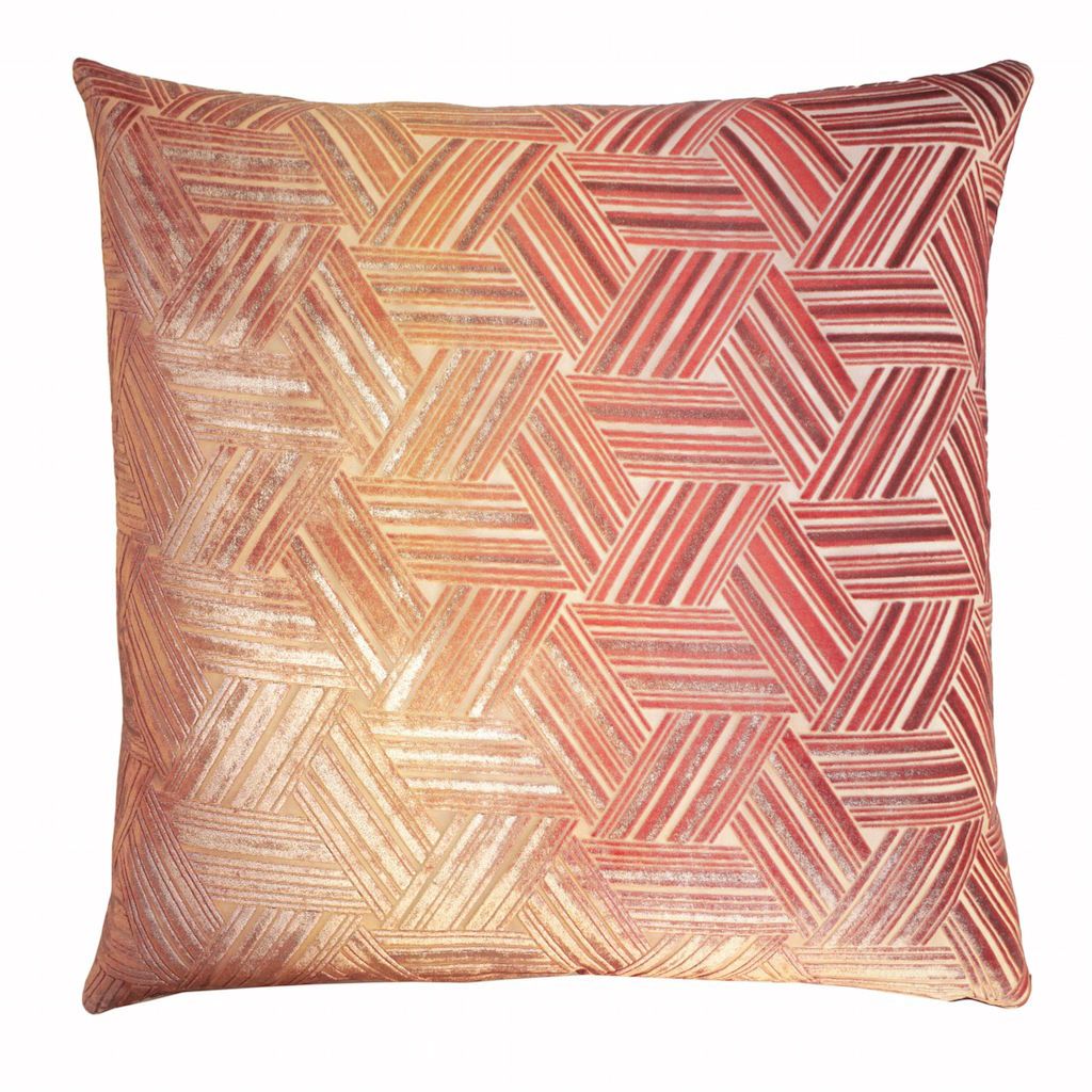 Sunstone Entwined Velvet Pillow by Kevin O&#39;Brien Studio | Fig Linens