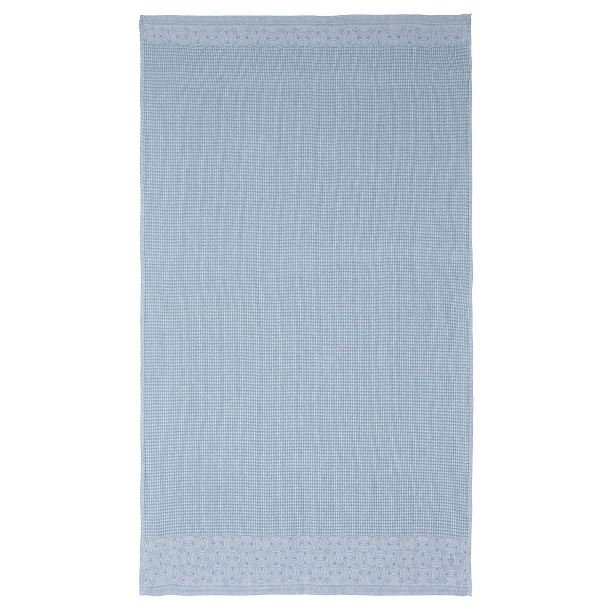 Lula Blue Ice Linen Bath Towels by Le Jacquard Français | Fig Linens