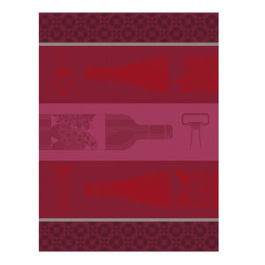 Vin en Bouteille Red Tea Towels by Le Jacquard Français | Fig Linens