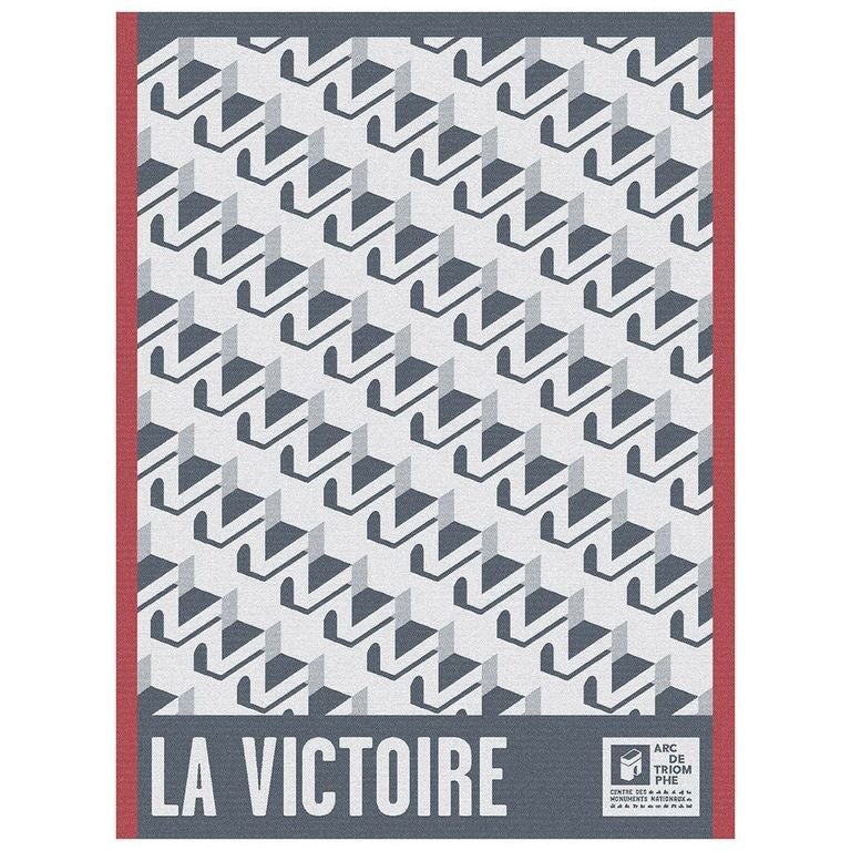 Fig Linens - Arc Victoire Blue Tea Towels by Le Jacquard Français