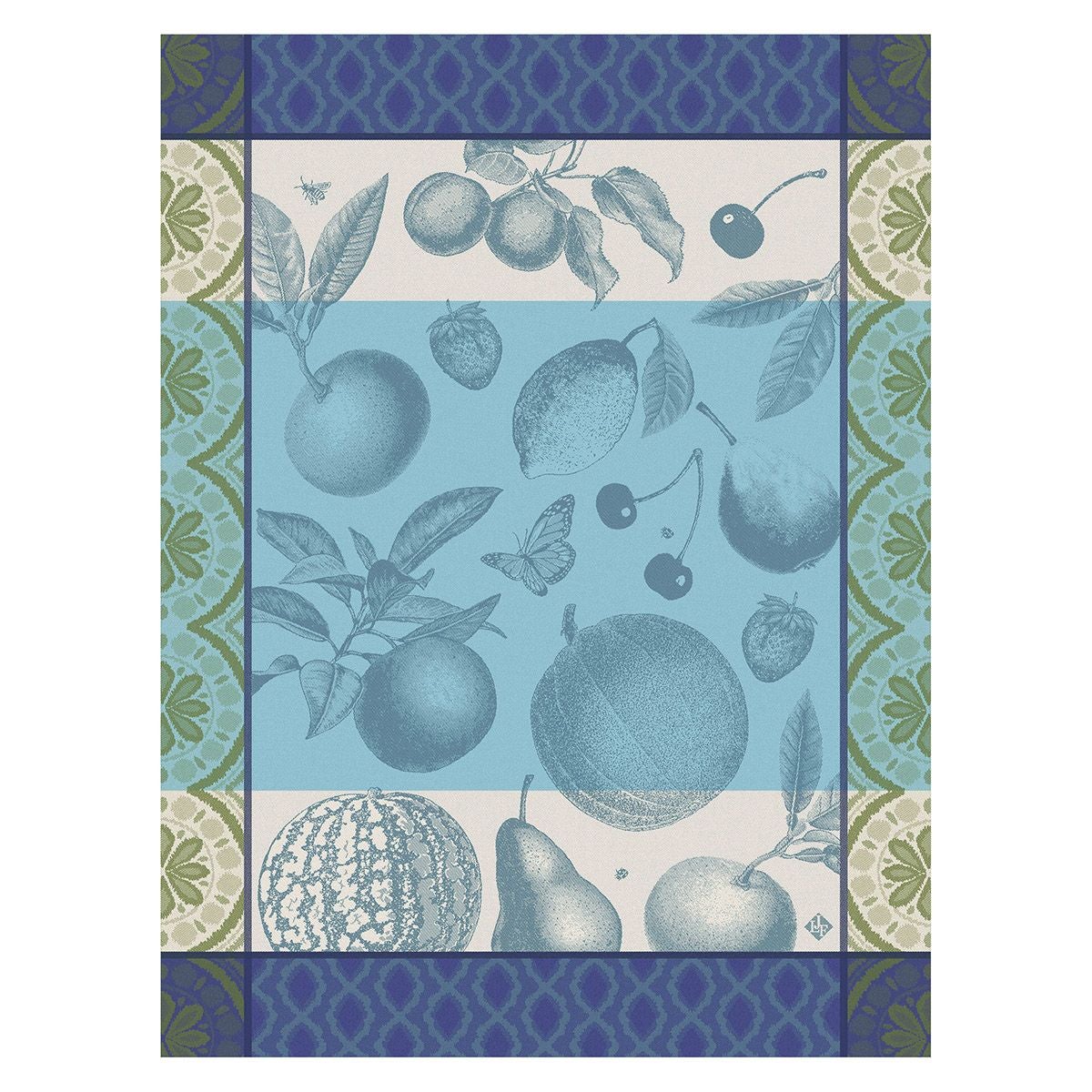 Fig Linens - Arrière Pays Blue Tea Towels by Le Jacquard Français