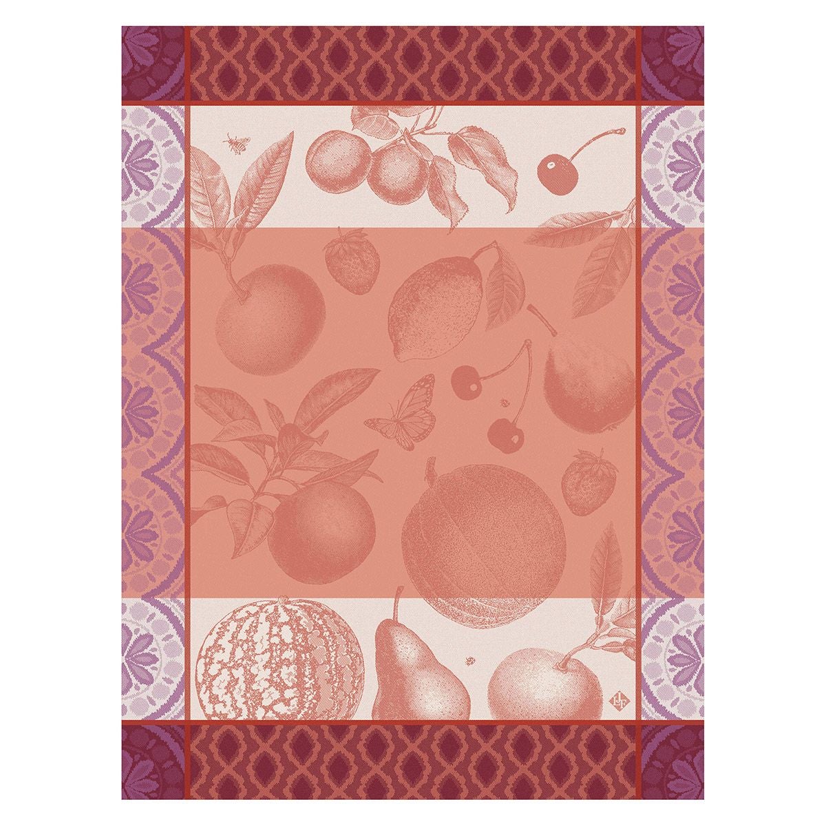 Fig Linens - Arrière Pays Pink Tea Towels by Le Jacquard Français