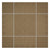 Fig Linens - Armoiries Small Brown Linen Tablecloth by Le Jacquard Français