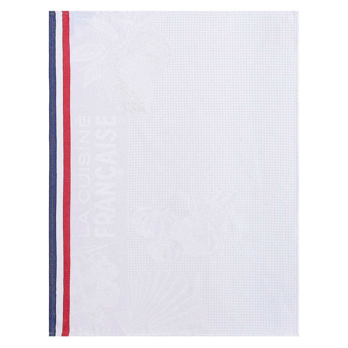 Gastronomie White Hand Towels by Le Jacquard Français | Fig Linens