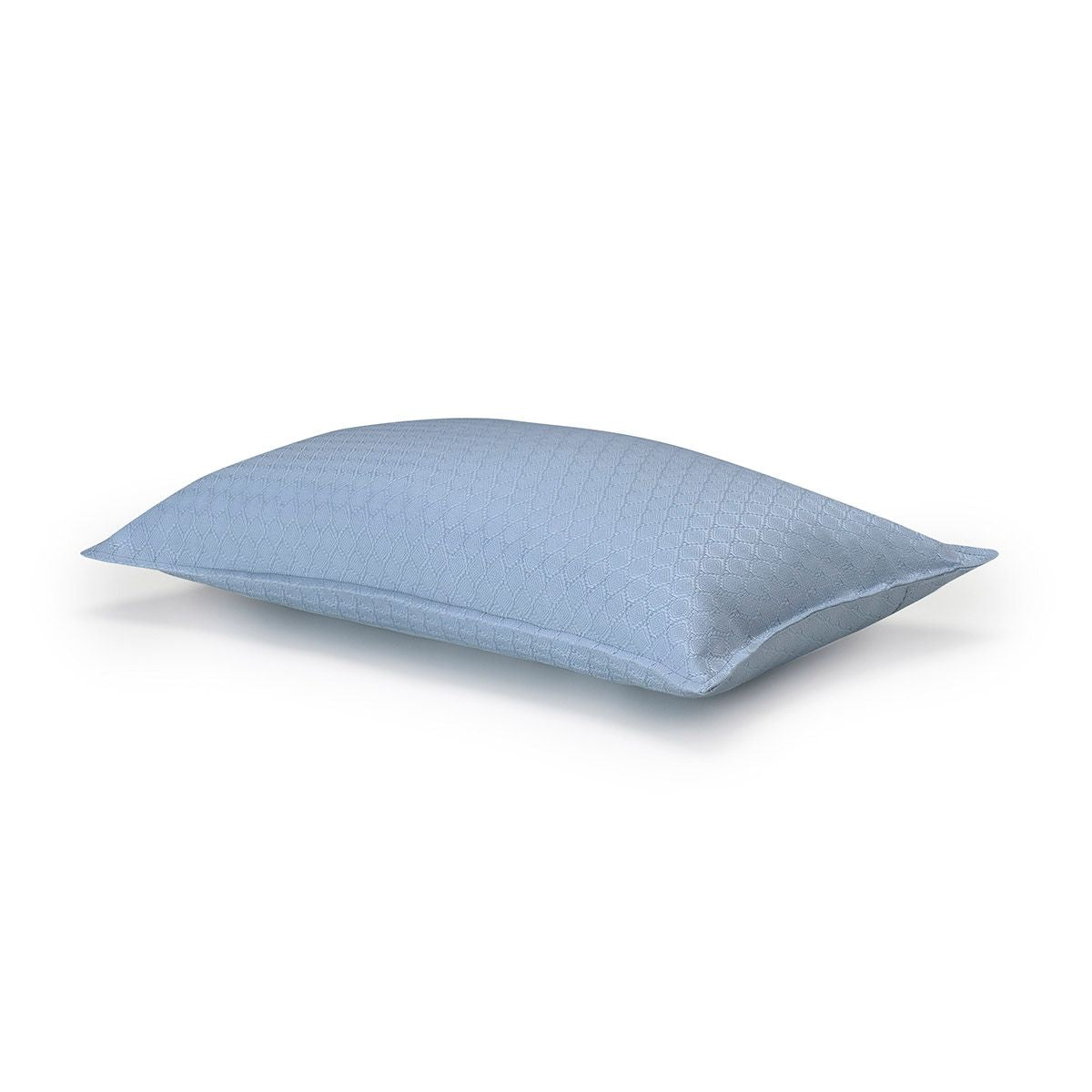 Portofino Geo Blue Pillow by Le Jacquard Français | Fig Linens