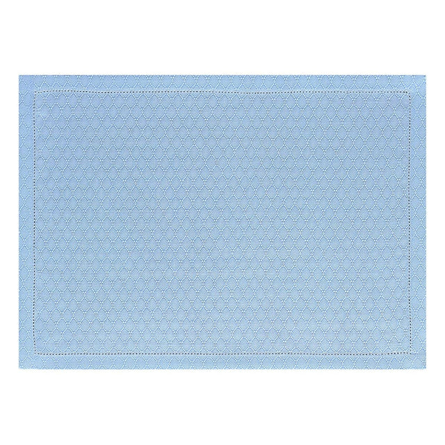 Portofino Geo Blue Placemats by Le Jacquard Français