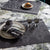 Armoiries Black Table Linens by Le Jacquard Français | Fig Linens