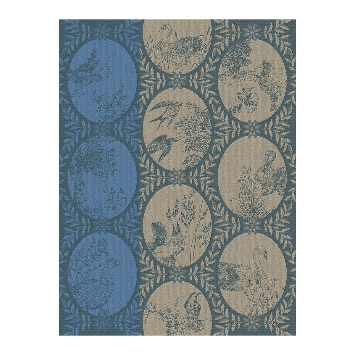 Josephine Blue Tea Towels by Le Jacquard Français | Fig Linens
