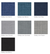 Fig Linens - Beacon Hill Linen Bedding by Legacy Home - Colors - Blue / Grey 