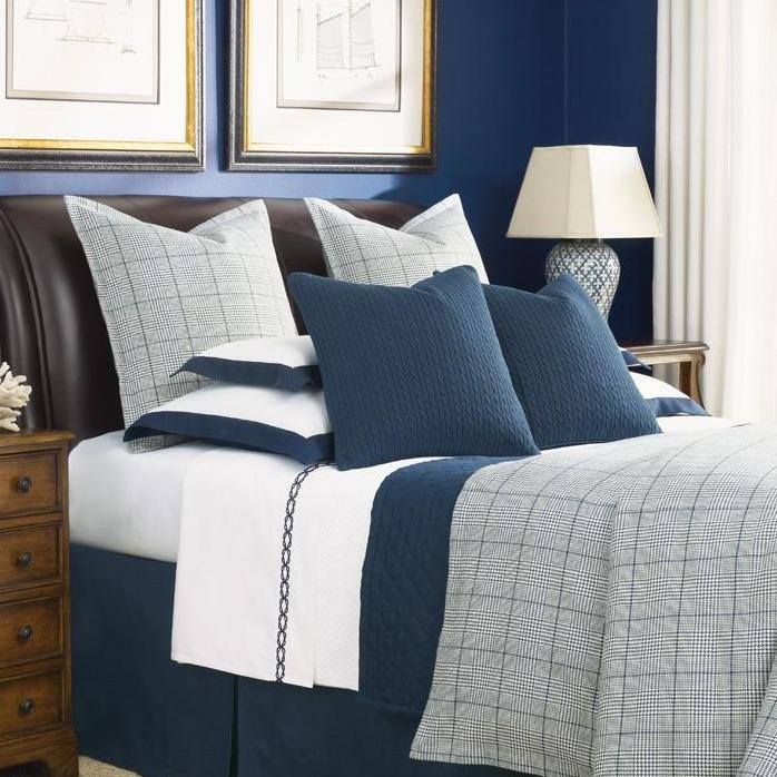 Fig Linens - Portofino Embroidered Bedding by Legacy Home - Lifestyle
