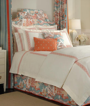 Fig Linens - Ming Embroidered Bedding by Legacy Home - Lifestyle