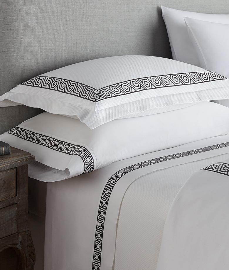 Fig Linens - Santa Fe Embroidered Percale Bedding by Legacy Home