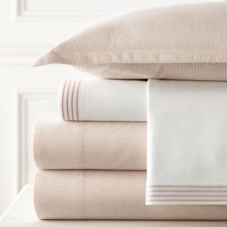 Antwerp Blush Jacquard Bedding by Legacy Home | Fig Linens