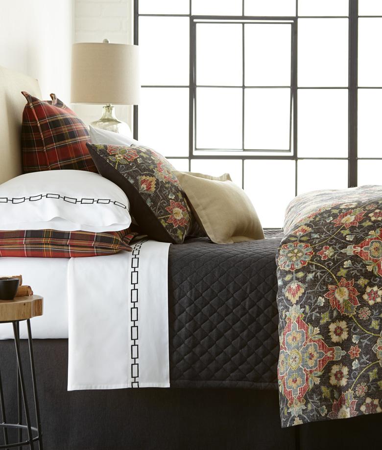 Fig Linens - Coco Embroidered Bedding by Legacy Home - Lifestyle