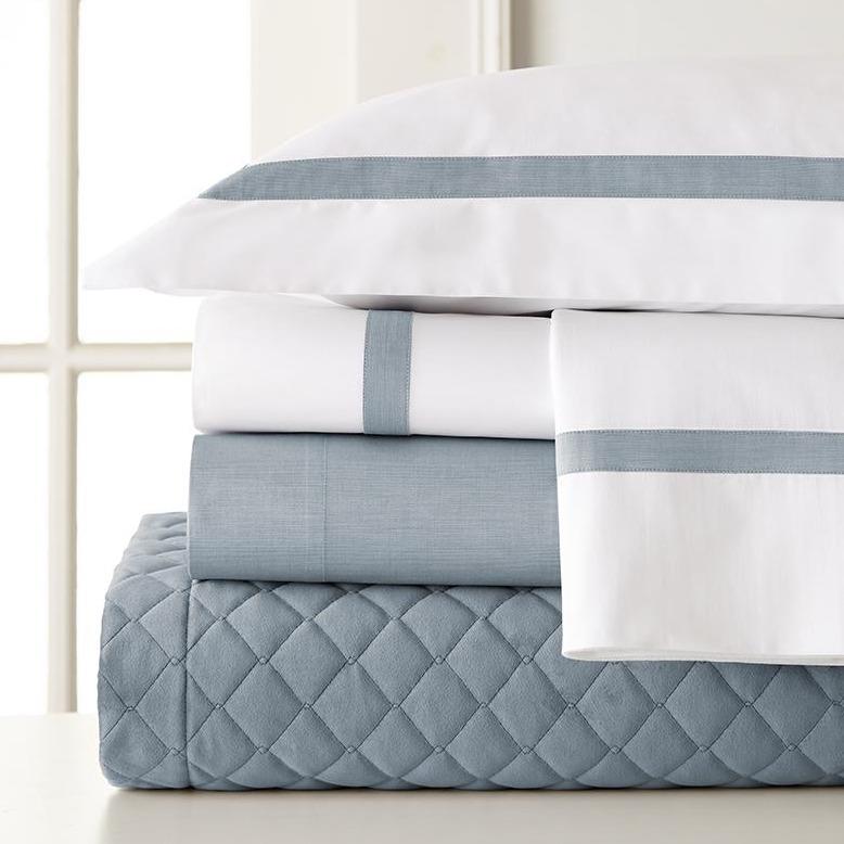 Cortina Deep Ocean Sheet Sets by Legacy Home | Fig Linens