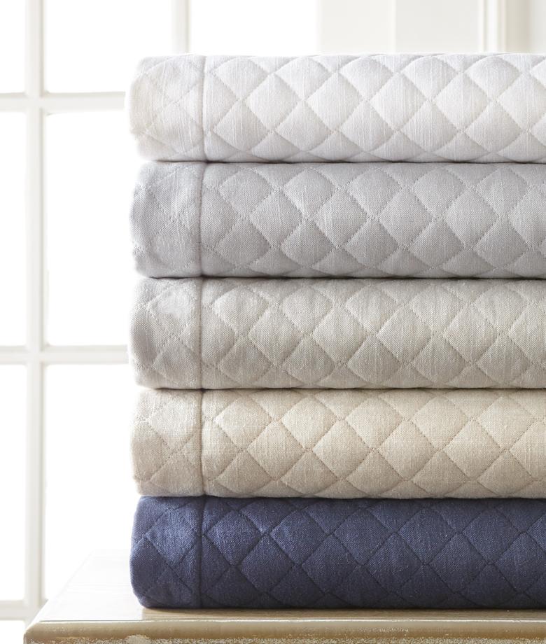 Fig Linens - Jefferson Quilted Coverlet & Shams by Legacy Home
