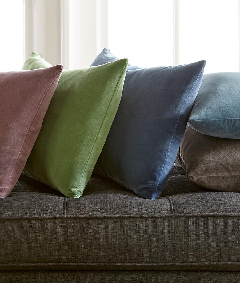 Fig Linens - Giorgio Velvet Shams & Pillows by Legacy Home