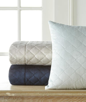 Liberty Quilted Velvet Shams by Legacy Home | Fig Linens