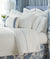 Fig Linens - Coventry White Coverlet & Shams by Legacy Home - Lifestyle