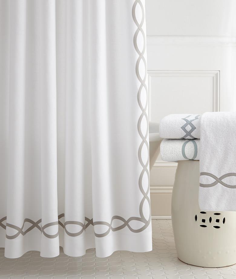 Fig Linens - Arcadia Shower Curtains by Legacy Home