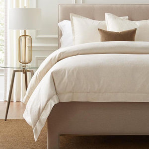 Stockholm Sand Jacquard Bedding by Legacy Home | Fig Linens