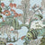 Asian Scenic Robin's Egg Bedding by Legacy Home | Thibaut Fabrics Dynasty Collection