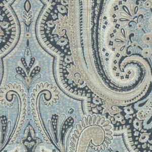 Saratoga Spa Blue Paisley Bedding by Legacy Home | Fig Linens