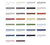 Fig Linens - Coventry Embroidered Percale Bedding by Legacy Home - Thread Colors