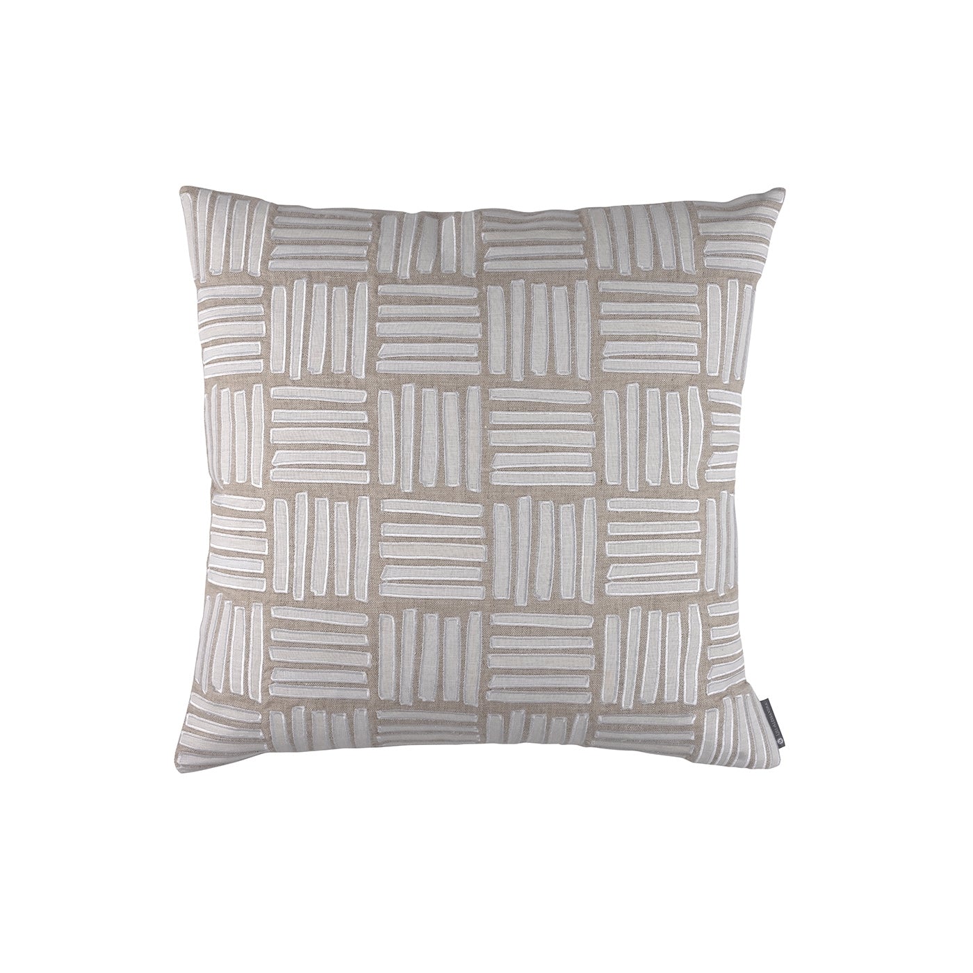 Aspen Natural & White Pillow by Lili Alessandra | Fig Linens