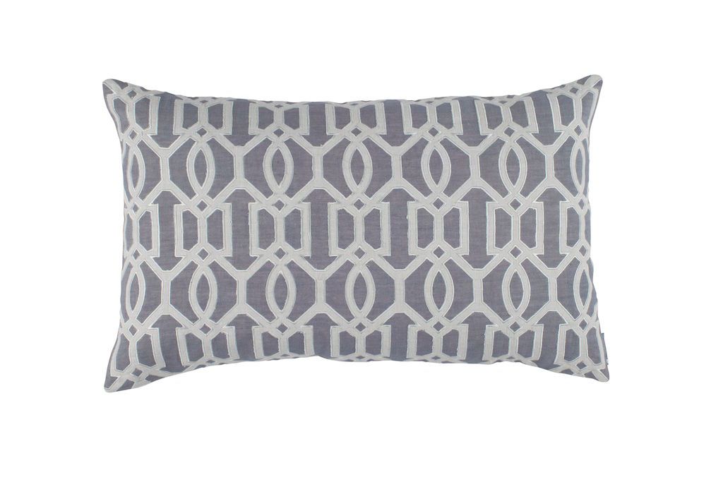 Bracelet Grey Large Boudoir Pillow by Lili Alessandra | Fig Linens