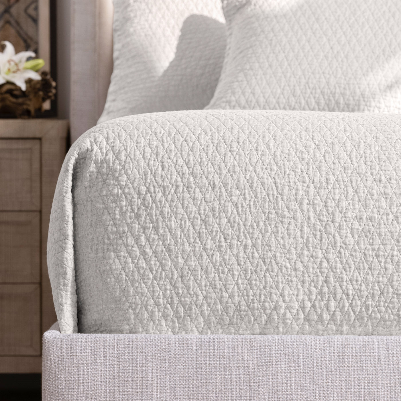 Dawn White Coverlet by Lili Alessandra | Fig Linens and Home