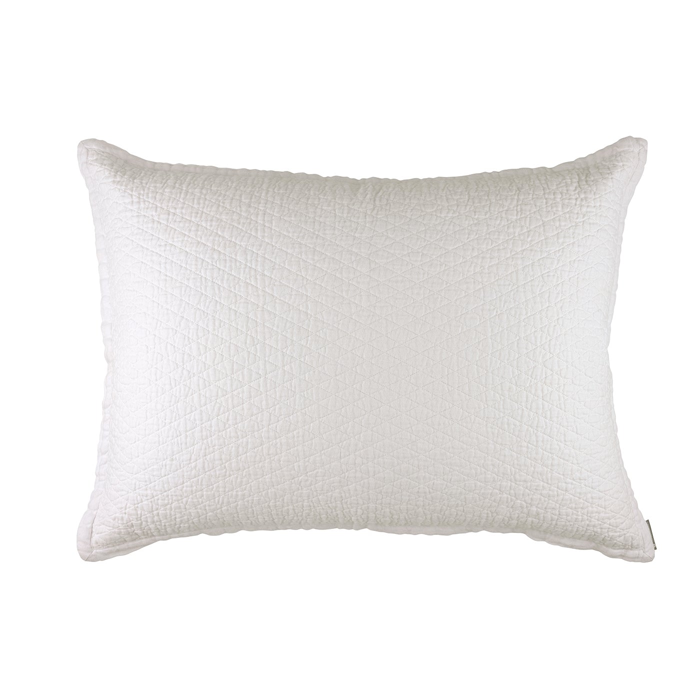 Dawn White Luxe Euro Pillow by Lili Alessandra | Fig Linens and Home