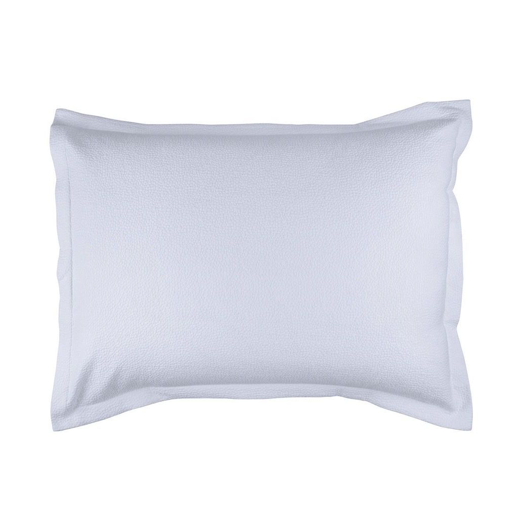 Fig Linens - Gigi White Matelassé by Lili Alessandra - Luxe Euro Pillow