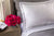 Fig LInens - Guiliano White & Pewter Sheet Set by Lili Alessandra - Lifestyle