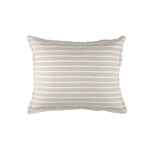 Meadow Natural & White Standard Pillow by Lili Alessandra | Fig Linens