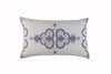 Fig Linens - Nina Grey Large Boudoir Pillow by Lili Alessandra