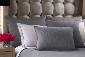 Fig Linens - Retro Pewter Bedding by Lili Alessandra