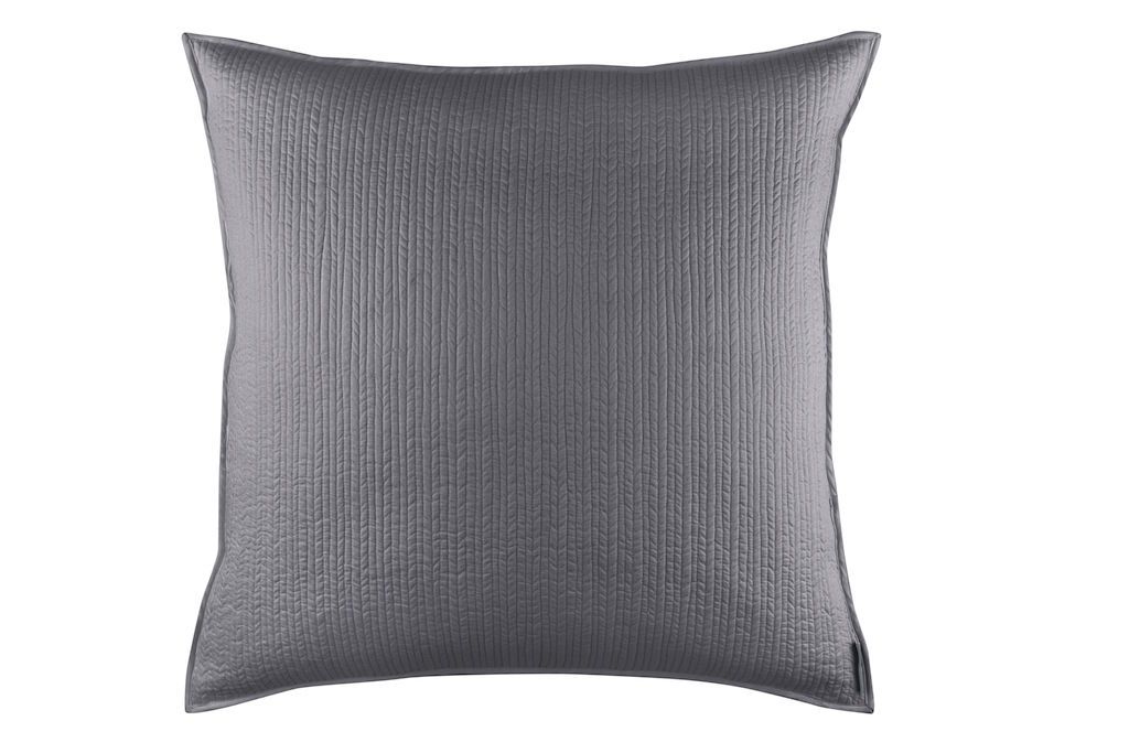 Fig Linens - Retro Pewter Bedding by Lili Alessandra - Euro Sham