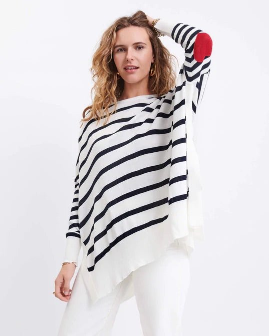 Amour Navy Striped Sweater by Mer Sea | Fig Linens