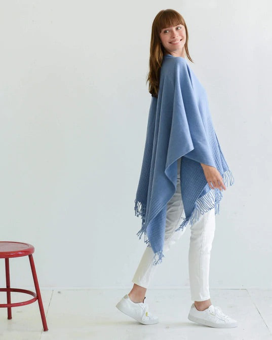Side - Classic Atlantic Travel Wrap by Mer Sea | Fig Linens