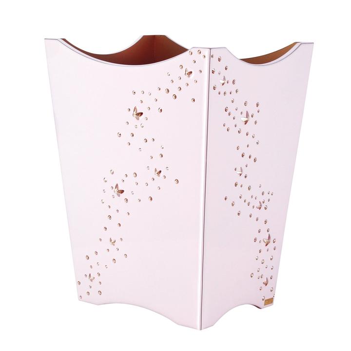 Fig Linens - Valencia Bath Accessories by Mike + Ally - Wastebasket