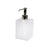 Fig Linens - Ice Frosted Snow Bath Accessories by Mike + Ally - Box Pump