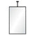 Fig Linens - Black Nickel Mirror with Adjustable Ceiling Mount by Mirror Home