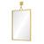 Fig Linens - Burnished Brass Wall Mirror by Mirror Home - Side