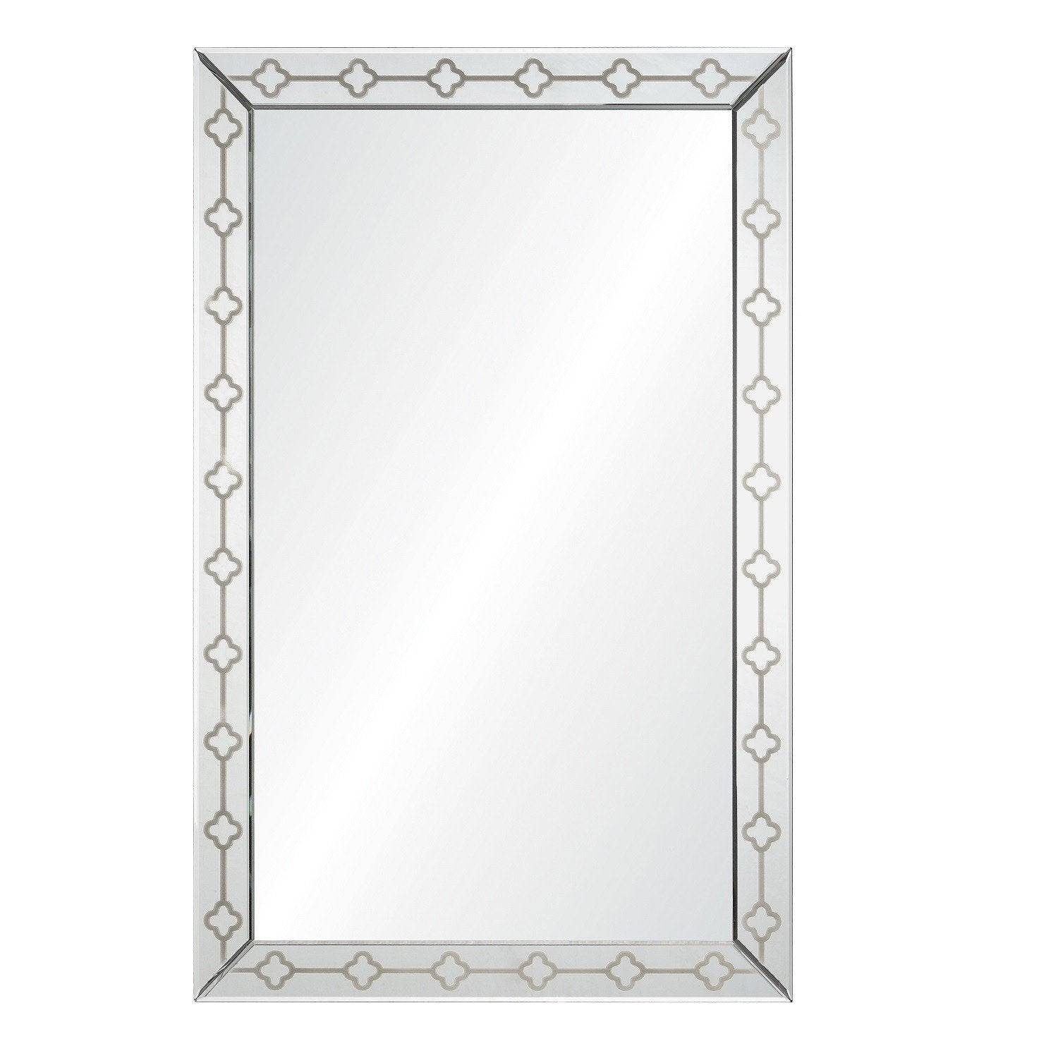 Mirror Framed Mirror w. Silver Inlay by Suzanne Kasler | Fig Linens