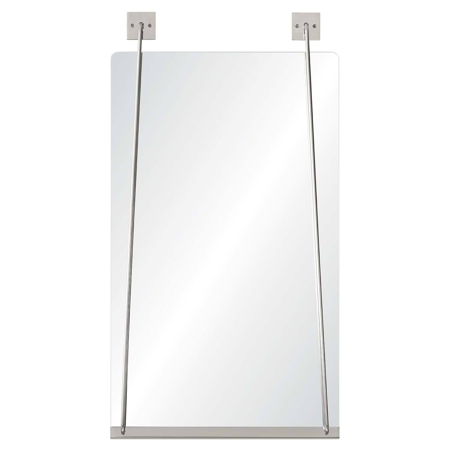 Polished Stainless Steel Wall Mirror by Mirror Home | Fig Linens 